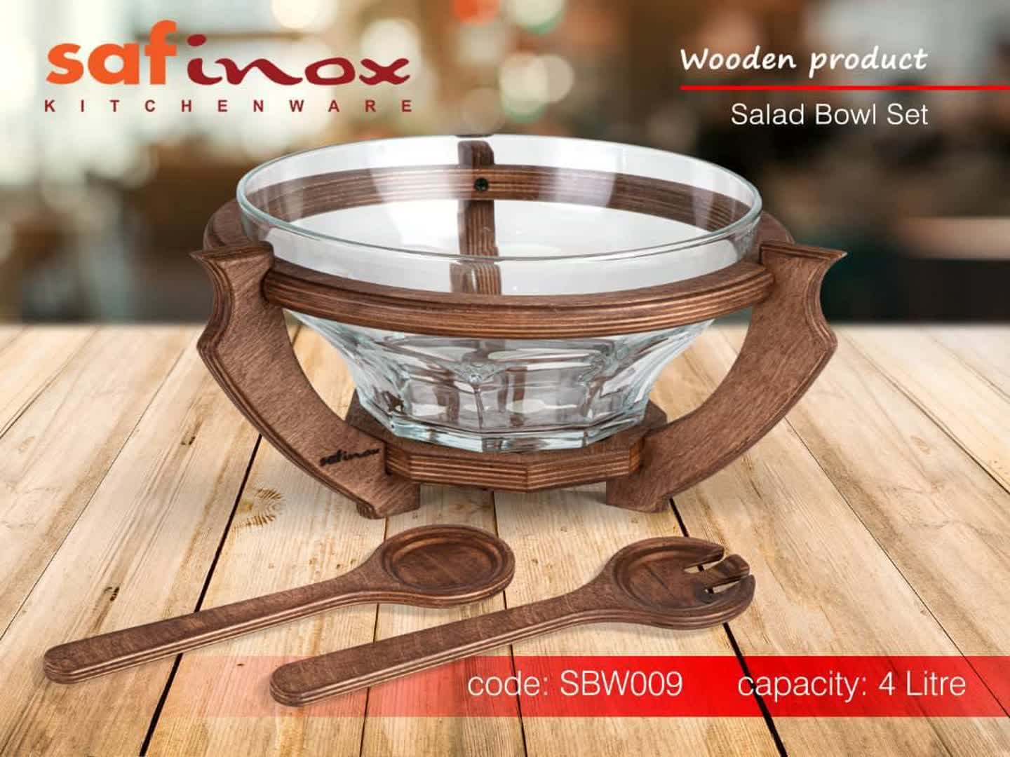 سالاد خوری چوبی کد SBW009